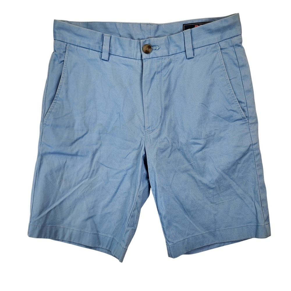 Vineyard Vines 28 Blue Breaker Short Prep Coastal Nautical Summer Golf Chino Men